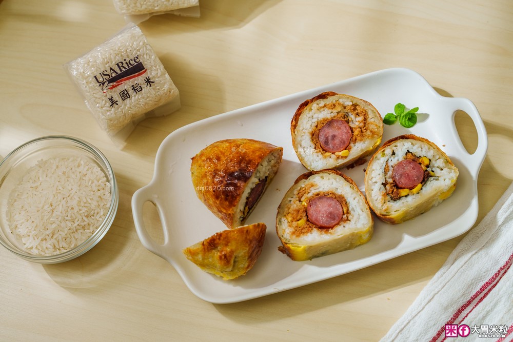 8道米飯料理食譜】電鍋四季豆角燜飯│珍珠丸子│蔥抓餅包飯糰│餛飩皮燒賣│一顆番茄炒蛋焗烤飯│美國稻米(茉莉香米)