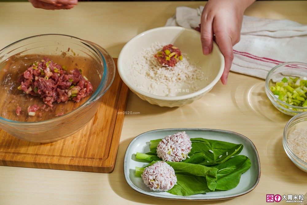 8道米飯料理食譜】電鍋四季豆角燜飯│珍珠丸子│蔥抓餅包飯糰│餛飩皮燒賣│一顆番茄炒蛋焗烤飯│美國稻米(茉莉香米)