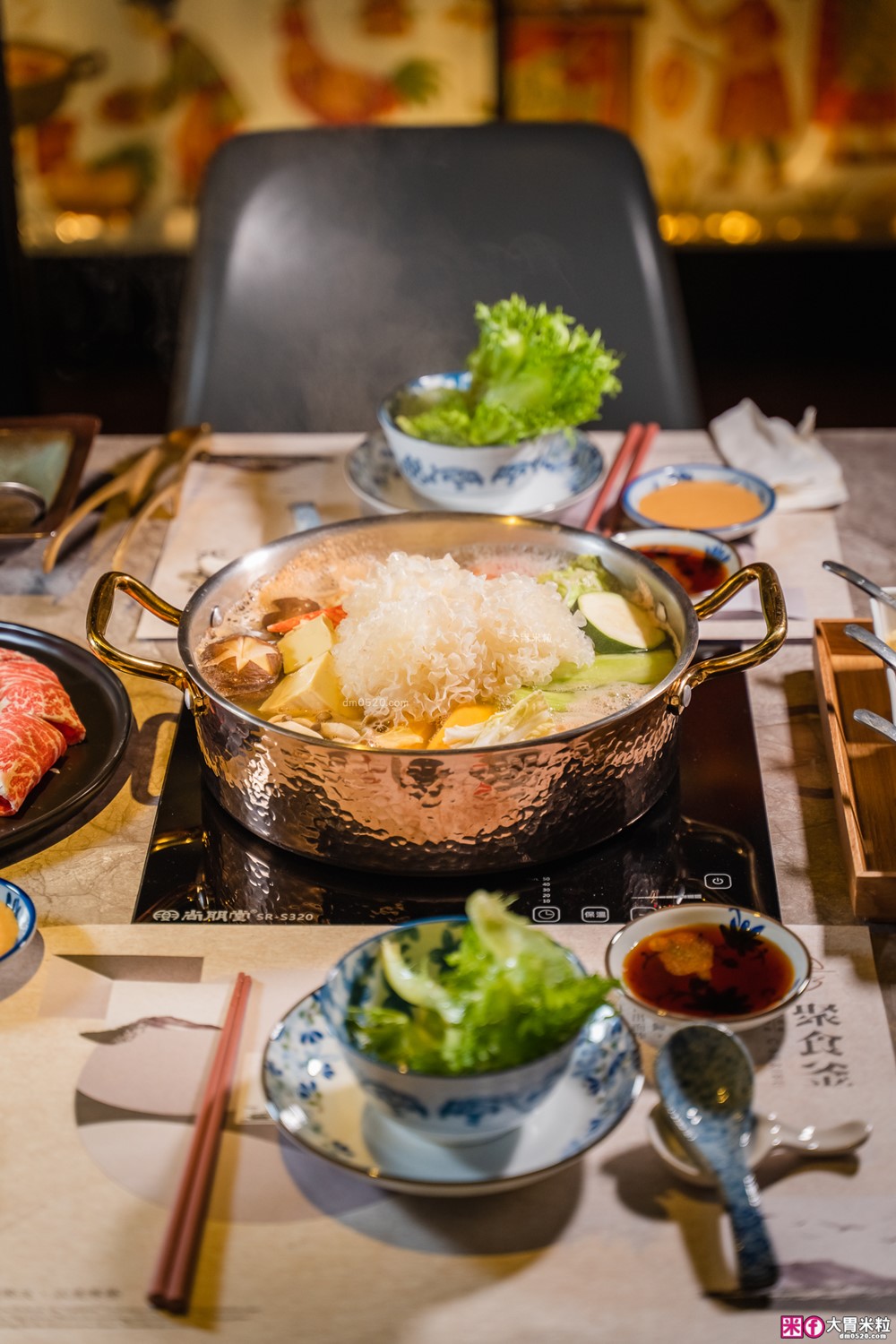 大安區頂級鍋物推薦「聚食釜台式頂級蝦湯鍋物」涮鍋超鮮甜+飯後雜炊一定要吃│信義安和站美食│台北包廂火鍋餐廳推薦