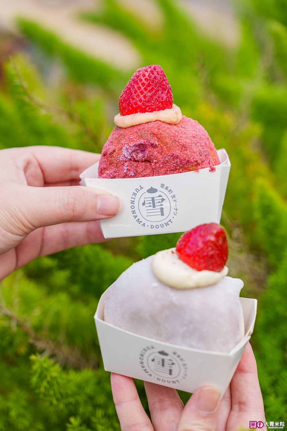 台北車站必吃「雪系町 生甜甜圈」草莓季限定只到3/31~全台首創「草莓大福甜甜圈」Q彈爆漿必吃│台北甜甜圈推薦