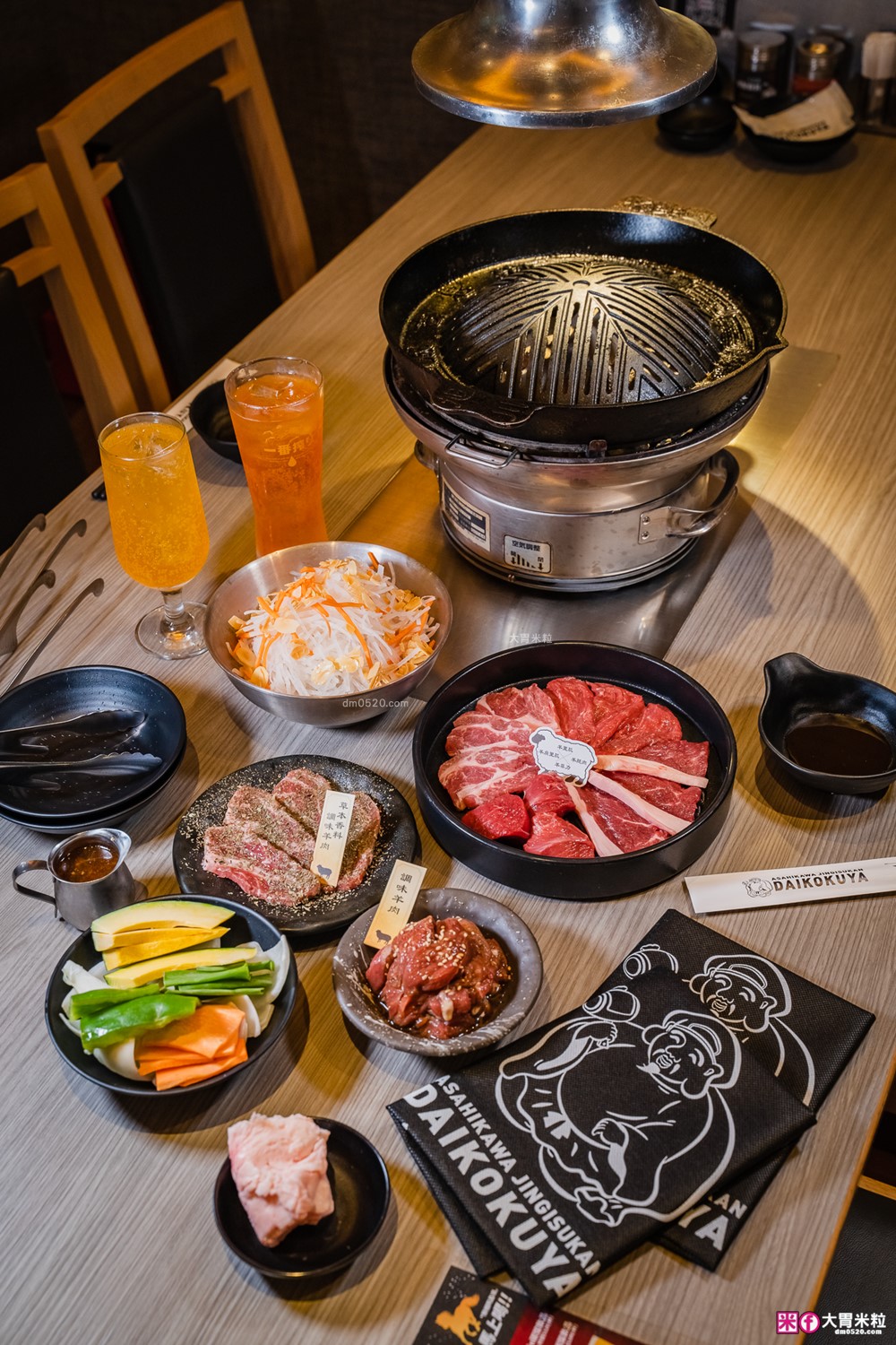 台北中山燒肉新地標「北海道旭川成吉思汗大黑屋」蒙古烤羊肉+北海道夢幻米~軟嫩到像和牛│台北中山區美食