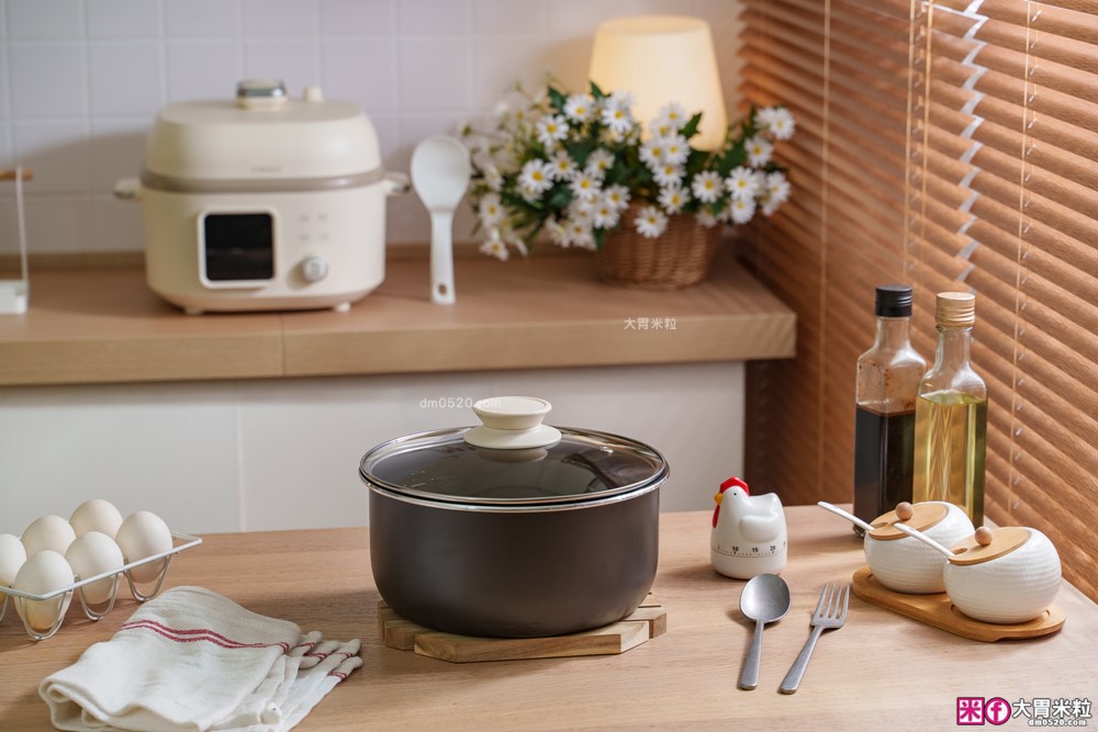 上班族晚餐救星「奇美4L微電腦智慧變壓全能鍋」煮飯最快8分鐘一鍋搞定~12道模式煮滷燉炒一鍋搞定