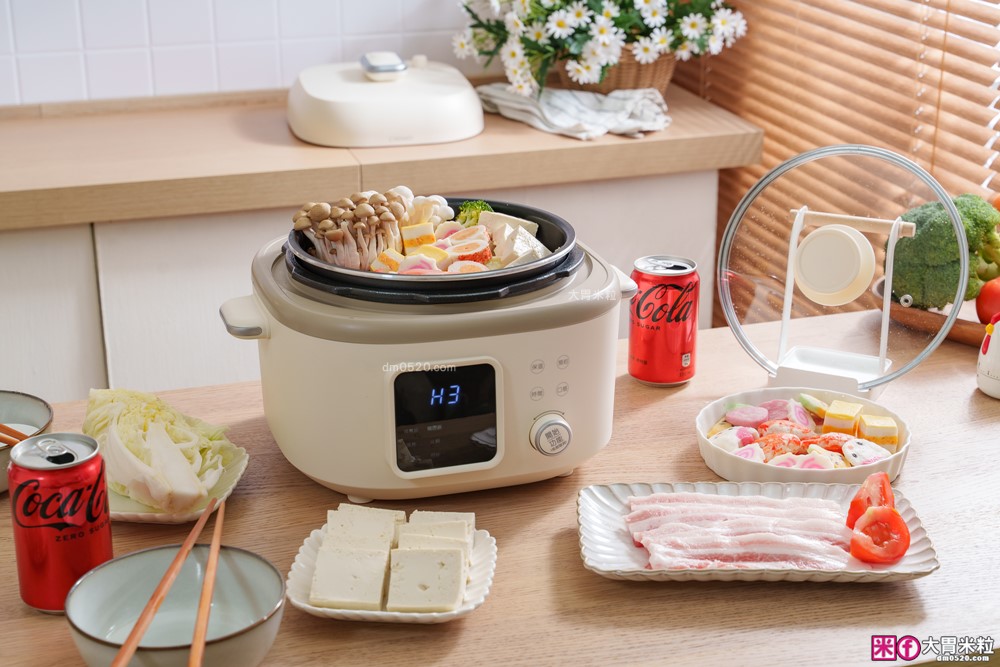 上班族晚餐救星「奇美4L微電腦智慧變壓全能鍋」煮飯最快8分鐘一鍋搞定~12道模式煮滷燉炒一鍋搞定