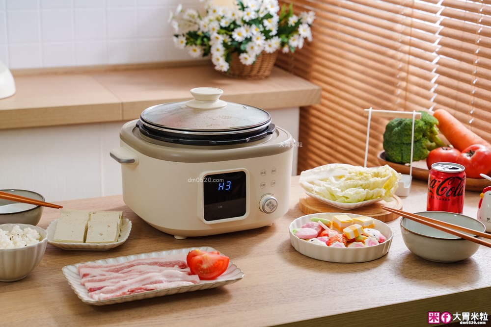 上班族晚餐救星「奇美4L微電腦智慧變壓全能鍋」煮飯最快8分鐘一鍋搞定~12道模式煮滷燉炒一鍋搞定