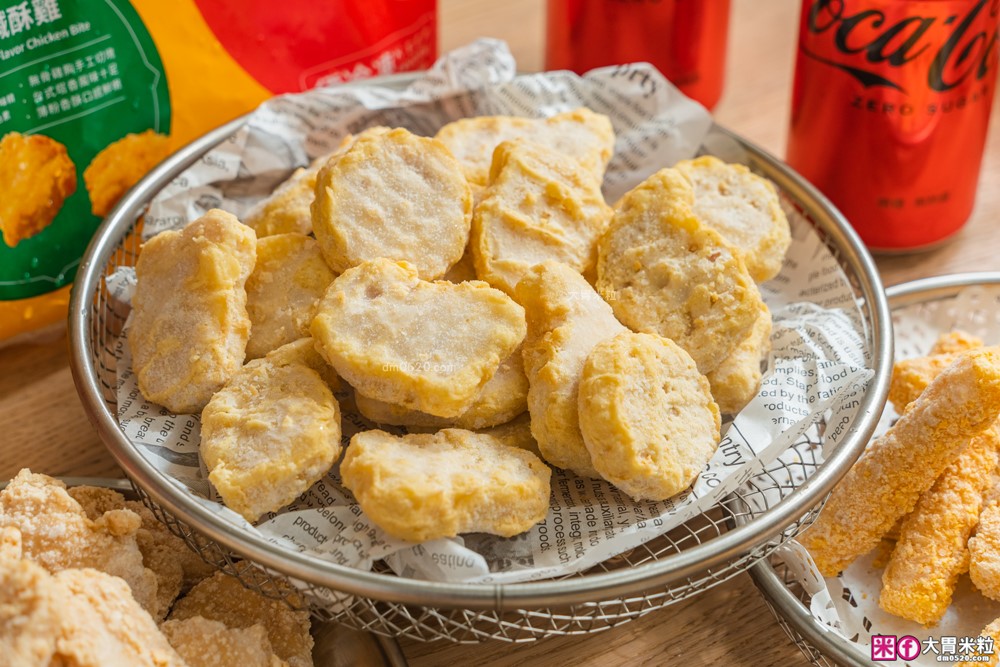 放縱時刻必備推薦「紅龍炸物開箱」雞塊/鹹酥雞/起司條│氣炸10分鐘宛如現炸美味~熬夜追劇看球賽必吃！