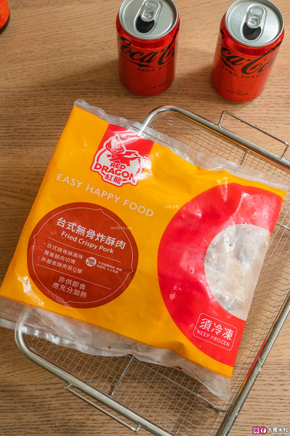 放縱時刻必備推薦「紅龍炸物開箱」雞塊/鹹酥雞/起司條│氣炸10分鐘宛如現炸美味~熬夜追劇看球賽必吃！