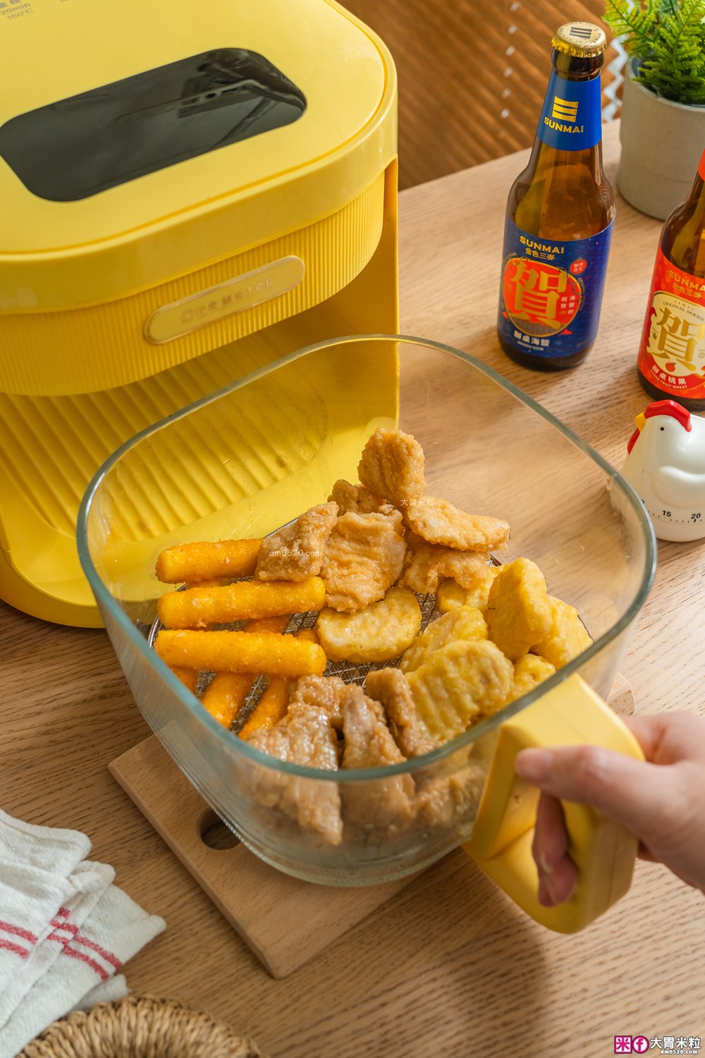 放縱時刻必備推薦「紅龍炸物開箱」雞塊/鹹酥雞/起司條│氣炸10分鐘宛如現炸美味~熬夜追劇看球賽必吃！