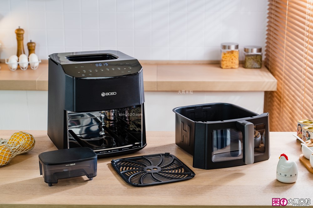 上班族減脂救星「BOSO蒸氣氣炸鍋」蒸炸煮舒肥全能王/120°C蒸氣黑科技/減油90%~宅家變身義式餐酒館