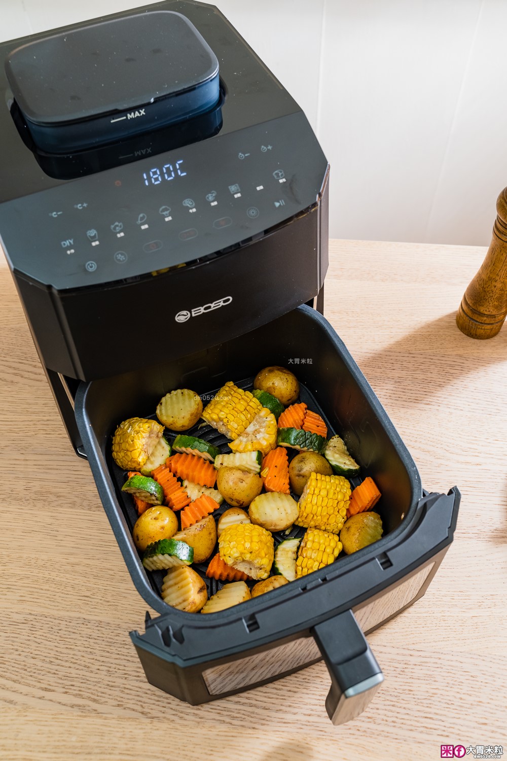 上班族減脂救星「BOSO蒸氣氣炸鍋」蒸炸煮舒肥全能王/120°C蒸氣黑科技/減油90%~宅家變身義式餐酒館