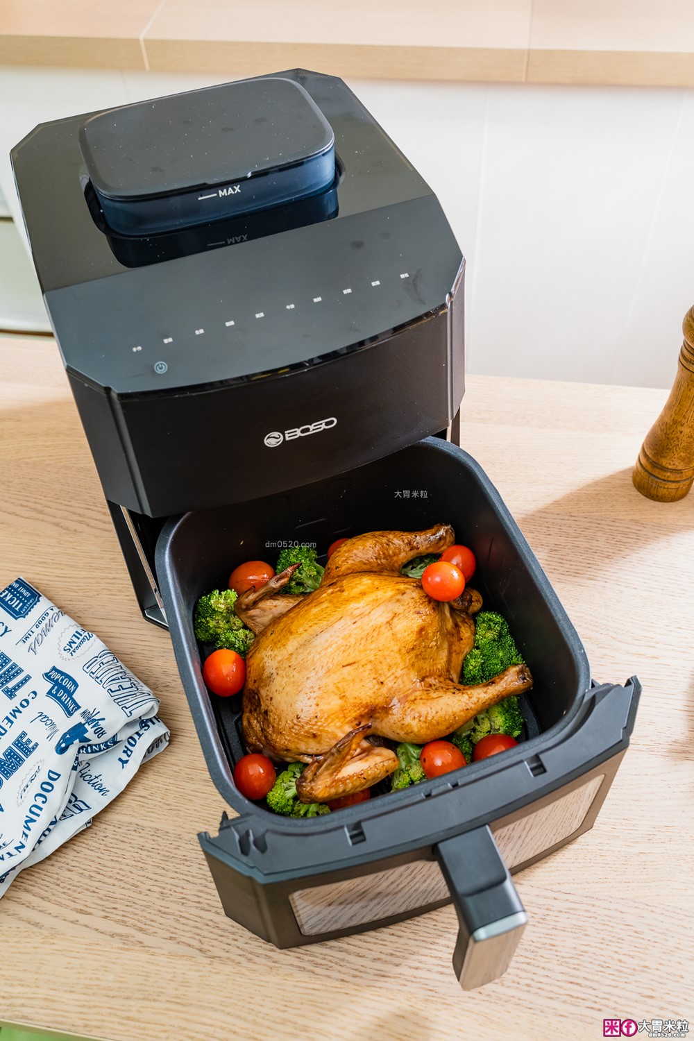 上班族減脂救星「BOSO蒸氣氣炸鍋」蒸炸煮舒肥全能王/120°C蒸氣黑科技/減油90%~宅家變身義式餐酒館