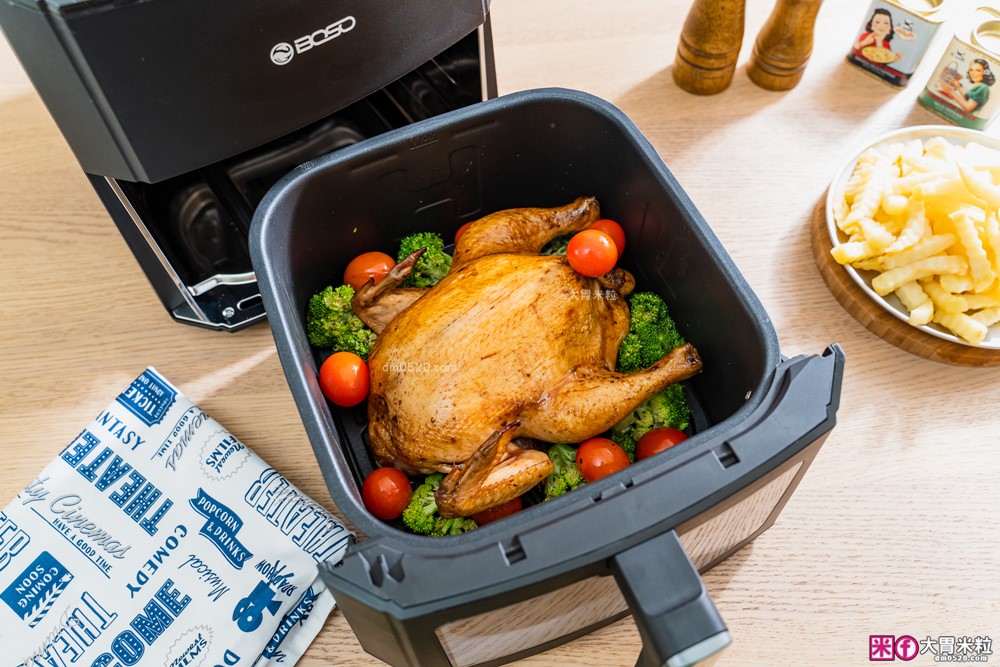 上班族減脂救星「BOSO蒸氣氣炸鍋」蒸炸煮舒肥全能王/120°C蒸氣黑科技/減油90%~宅家變身義式餐酒館
