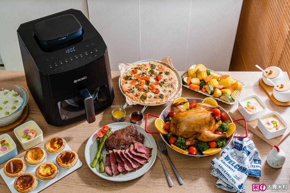 上班族減脂救星「BOSO蒸氣氣炸鍋」蒸炸煮舒肥全能王/120°C蒸氣黑科技/減油90%~宅家變身義式餐酒館