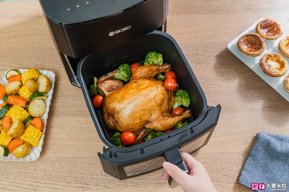 上班族減脂救星「BOSO蒸氣氣炸鍋」蒸炸煮舒肥全能王/120°C蒸氣黑科技/減油90%~宅家變身義式餐酒館