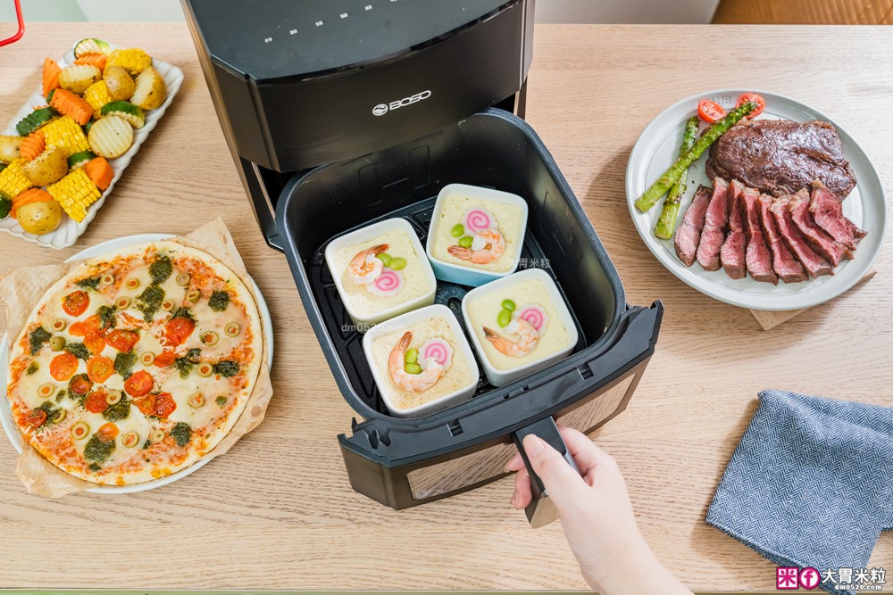 上班族減脂救星「BOSO蒸氣氣炸鍋」蒸炸煮舒肥全能王/120°C蒸氣黑科技/減油90%~宅家變身義式餐酒館