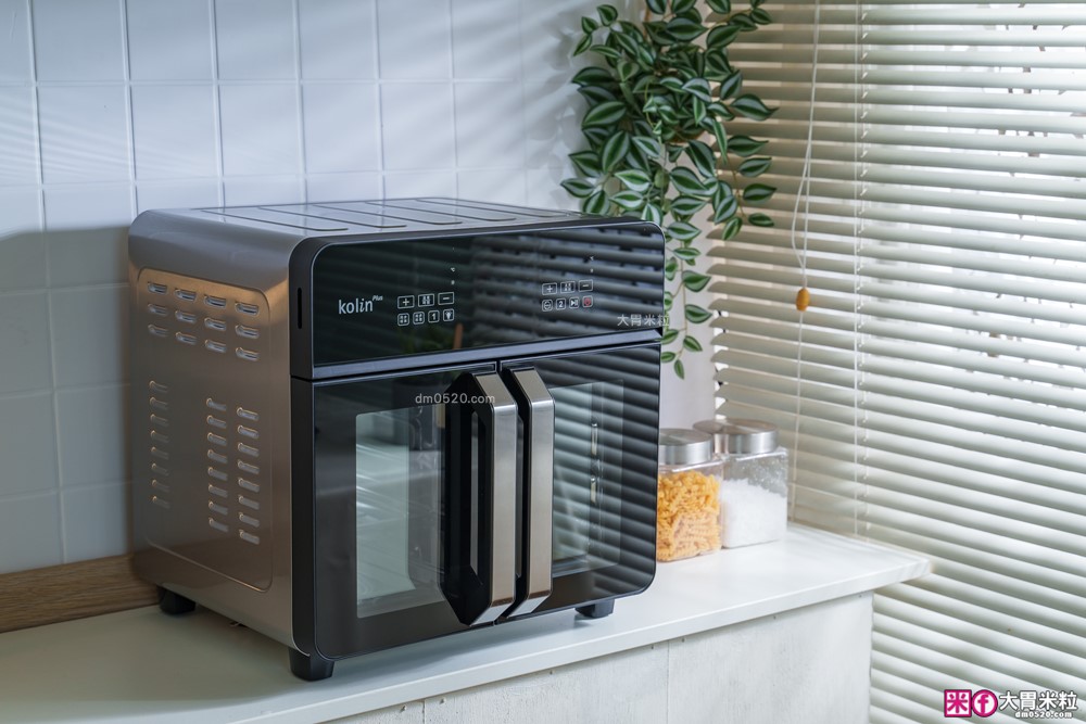 下班15分鐘開四菜「Kolin Plus 雙響炸 雙槽氣炸烤箱」雙槽獨立控溫+同步出餐才是氣炸料理最高境界