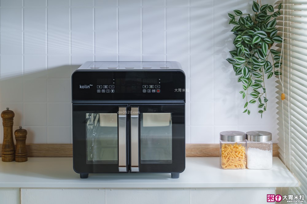 下班15分鐘開四菜「Kolin Plus 雙響炸 雙槽氣炸烤箱」雙槽獨立控溫+同步出餐才是氣炸料理最高境界