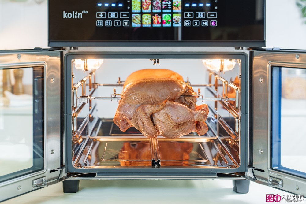 下班15分鐘開四菜「Kolin Plus 雙響炸 雙槽氣炸烤箱」雙槽獨立控溫+同步出餐才是氣炸料理最高境界