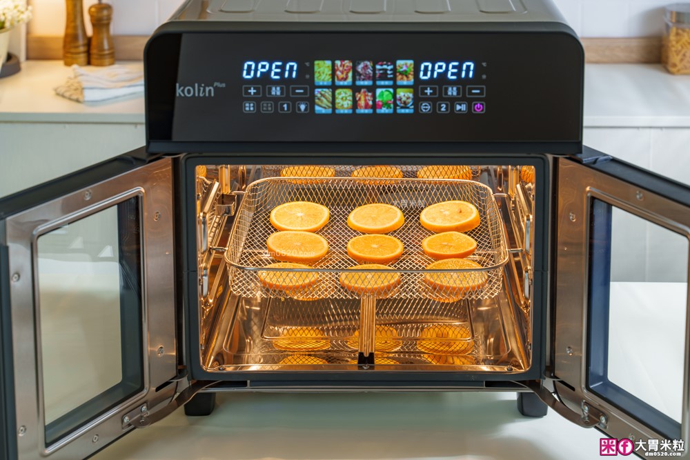 下班15分鐘開四菜「Kolin Plus 雙響炸 雙槽氣炸烤箱」雙槽獨立控溫+同步出餐才是氣炸料理最高境界