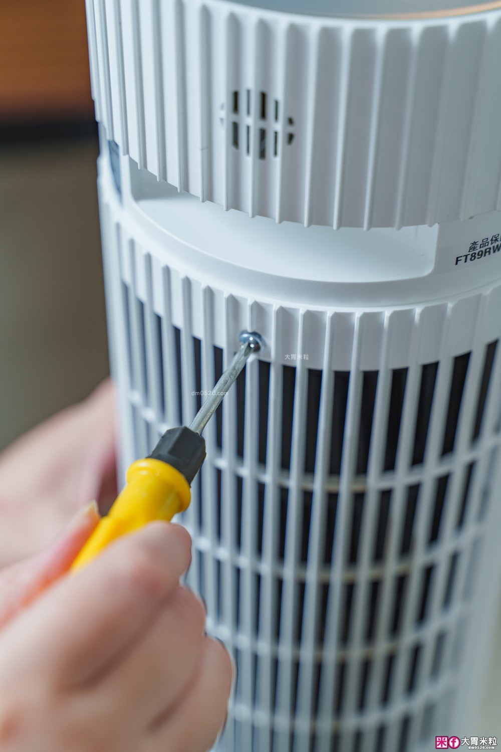 好市多大廈扇推薦「艾美特Airmate FT89R大廈扇」12段風速+可拆卸水洗風鼓+2段式高度，美型強風一機到位