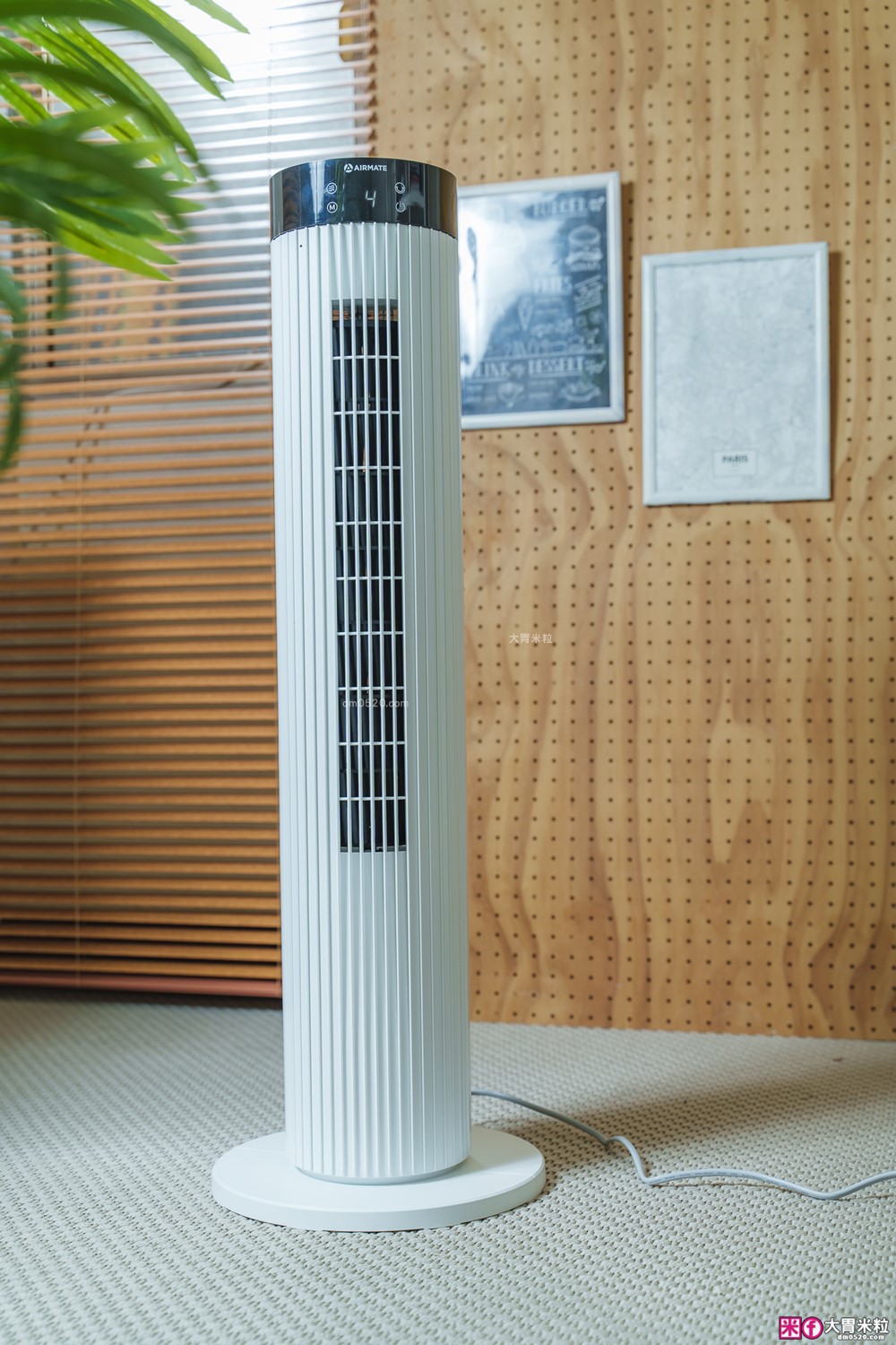 好市多大廈扇推薦「艾美特Airmate FT89R大廈扇」12段風速+可拆卸水洗風鼓+2段式高度，美型強風一機到位