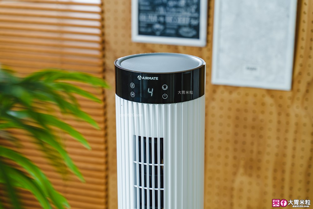 好市多大廈扇推薦「艾美特Airmate FT89R大廈扇」12段風速+可拆卸水洗風鼓+2段式高度，美型強風一機到位