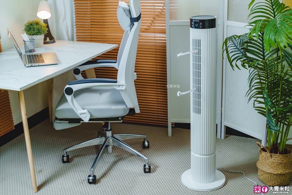 好市多大廈扇推薦「艾美特Airmate FT89R大廈扇」12段風速+可拆卸水洗風鼓+2段式高度，美型強風一機到位