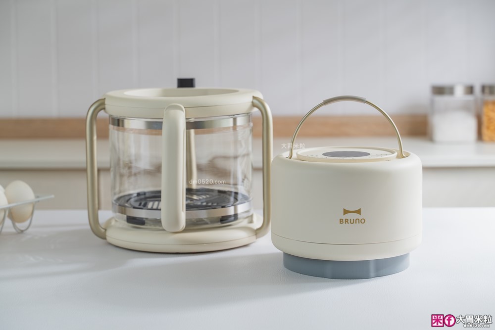 美型家電天花板「日本BRUNO可視玻璃氣炸鍋」360°循環熱風+12種自動菜單~免開蓋觀察超方便