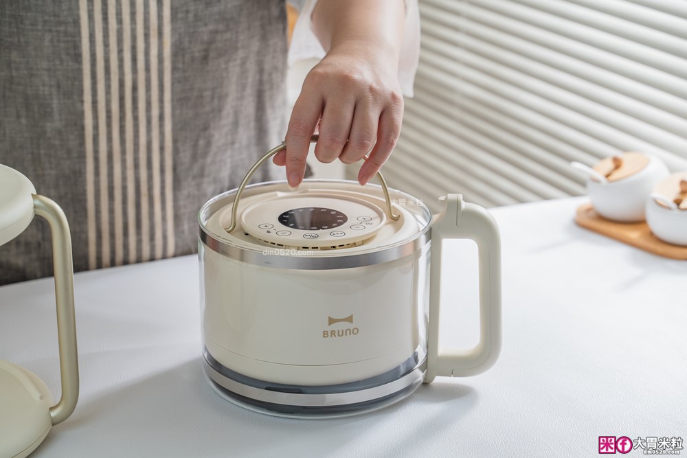 美型家電天花板「日本BRUNO可視玻璃氣炸鍋」360°循環熱風+12種自動菜單~免開蓋觀察超方便