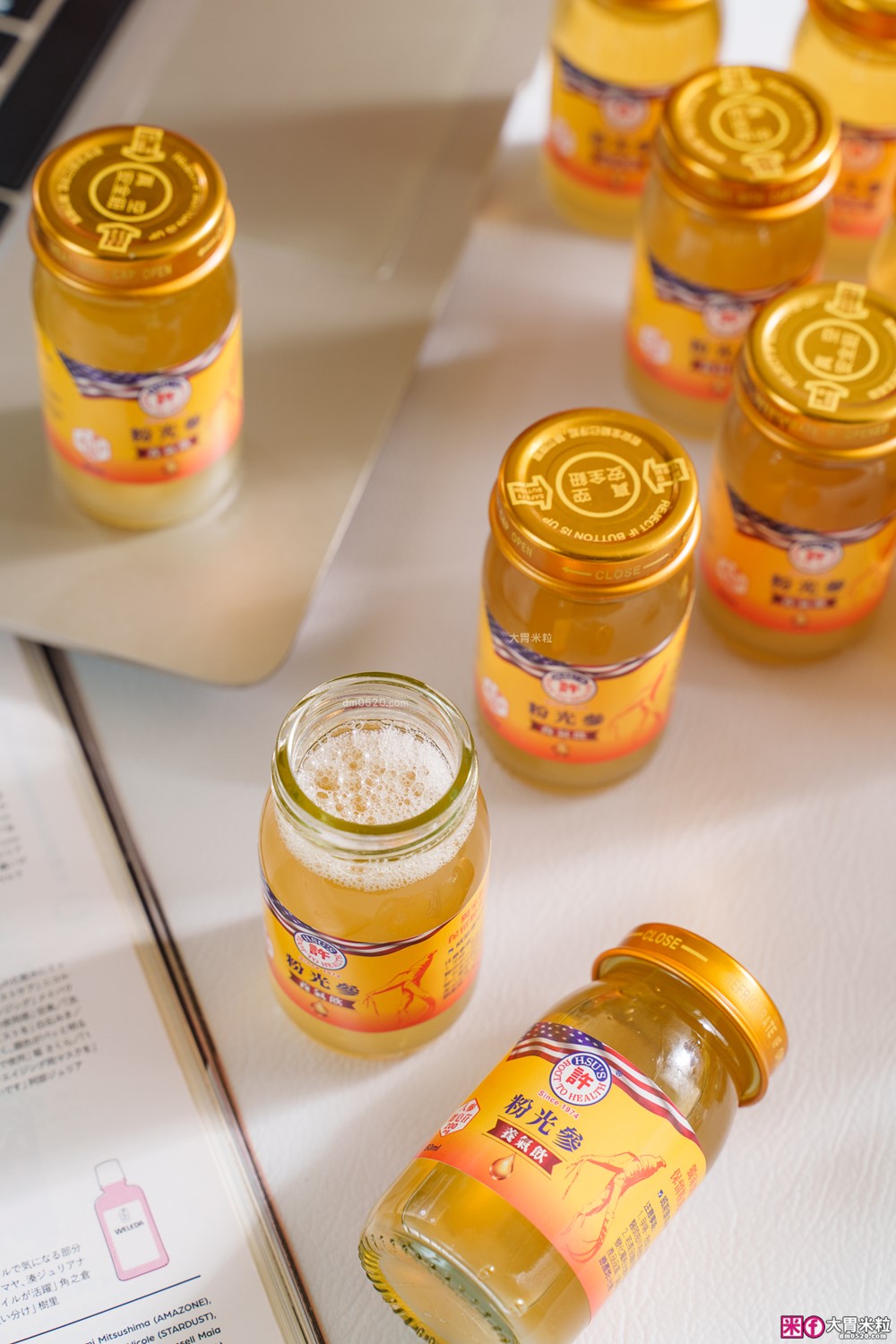 Costco好市多線上獨家必買「美國許氏粉光參養氣飲」6年根粉光參~每天一瓶補充元氣│Costco好市多養氣飲推薦