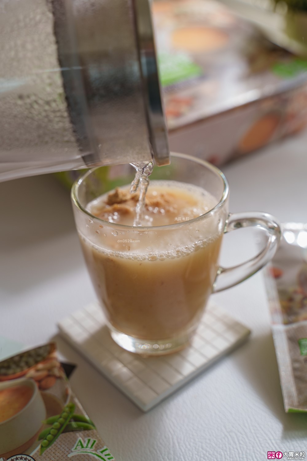 植物蛋白飲推薦「名廚美饌豌豆蛋白多穀粉」一杯抵2顆雞蛋~冷熱沖隨喝超便利~全素/乳糖不耐救星│豌豆蛋白飲推薦