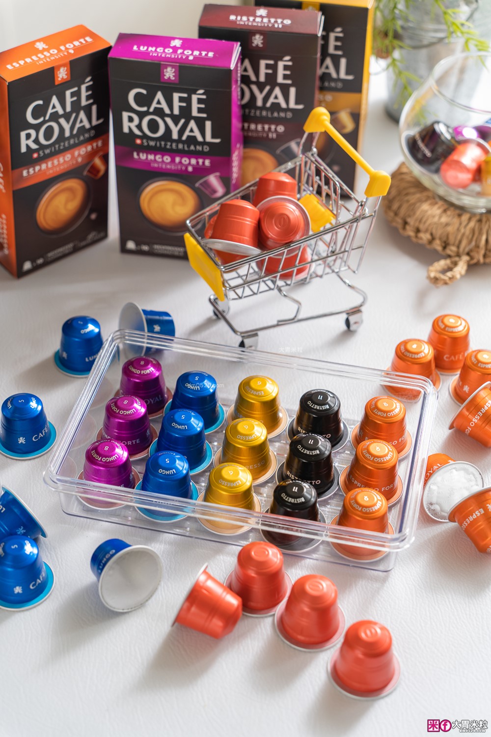 省錢也能喝到精品咖啡！開箱【Cafe Royal芮耀膠囊咖啡】6款經典風味一次喝，適用於雀巢Nespresso膠囊咖啡機！