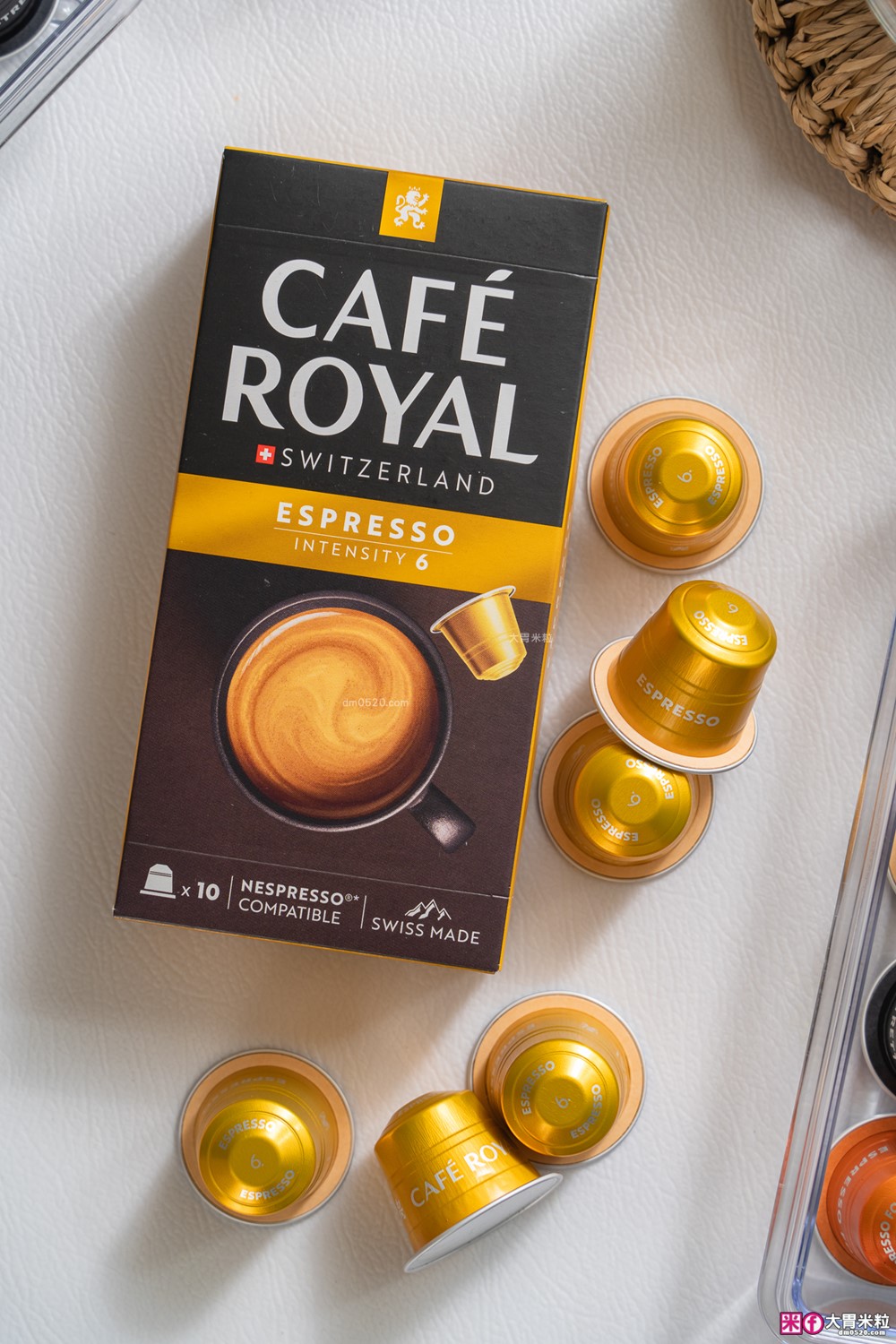 省錢也能喝到精品咖啡！開箱【Cafe Royal芮耀膠囊咖啡】6款經典風味一次喝，適用於雀巢Nespresso膠囊咖啡機！