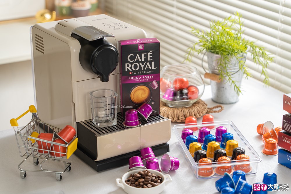 省錢也能喝到精品咖啡！開箱【Cafe Royal芮耀膠囊咖啡】6款經典風味一次喝，適用於雀巢Nespresso膠囊咖啡機！