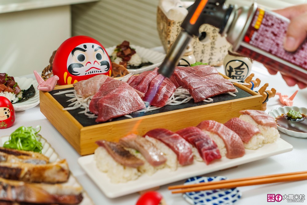 不用跑東港~「華得水產」屏東東港黑鮪魚宅配到府~爆吃「黑鮪魚生魚片上腹/下腹/皮油生魚片」開箱