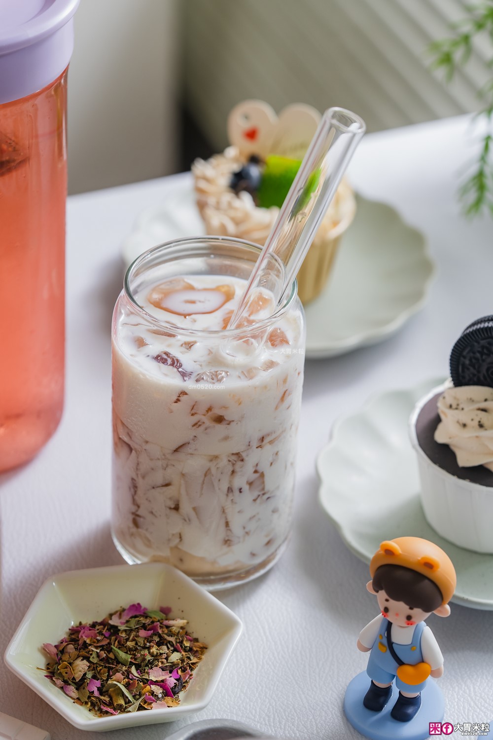 花果茶控必喝推薦「阿華師 玫瑰白桃乾果茶」無糖無咖啡因茶包~冷泡熱泡氣泡飲+茶凍都好喝！