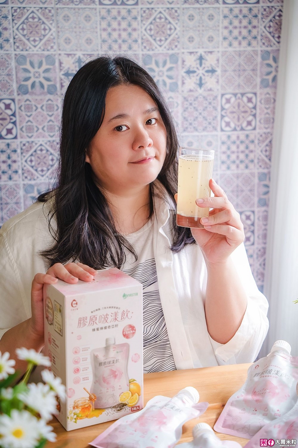 艾禾生醫膠原啵漾飲開箱│10秒搖出好喝無腥味膠原蛋白~忙碌女生也能輕鬆保養│韓國膠原蛋白飲分享
