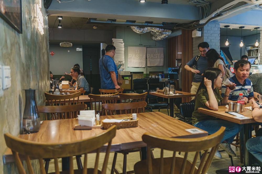 11 Pasta Trattoria 食義大安店」台北高CP值義式餐廳推薦！明太子義大利麵+手工薄皮PIZZA，商業午餐超划算！
