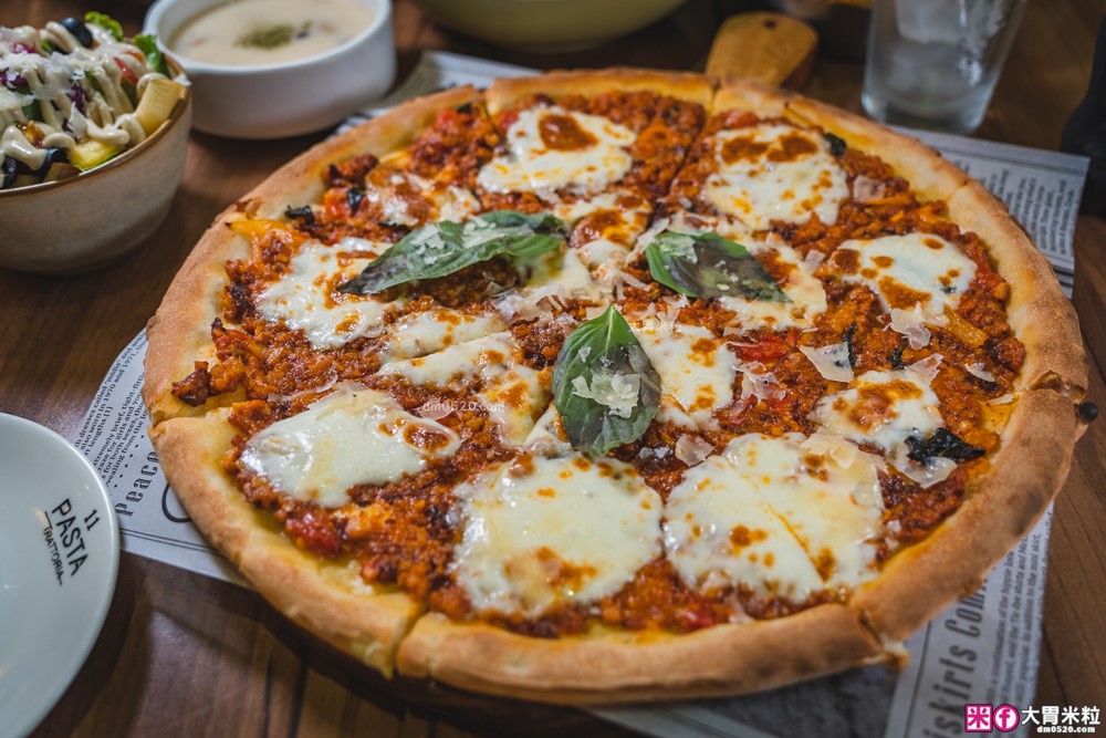 11 Pasta Trattoria 食義大安店」台北高CP值義式餐廳推薦！明太子義大利麵+手工薄皮PIZZA，商業午餐超划算！