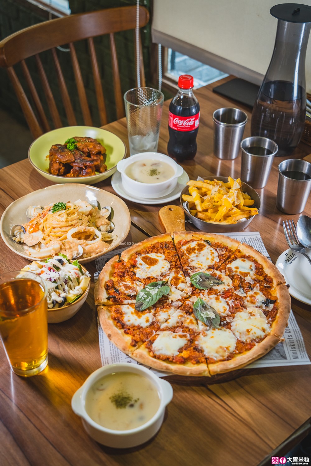 11 Pasta Trattoria 食義大安店」台北高CP值義式餐廳推薦！明太子義大利麵+手工薄皮PIZZA，商業午餐超划算！
