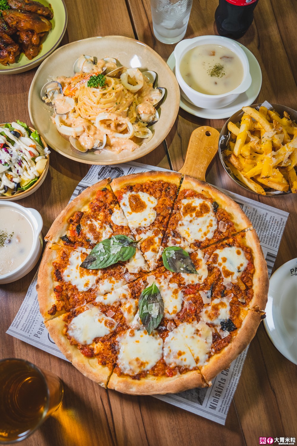 11 Pasta Trattoria 食義大安店」台北高CP值義式餐廳推薦！明太子義大利麵+手工薄皮PIZZA，商業午餐超划算！