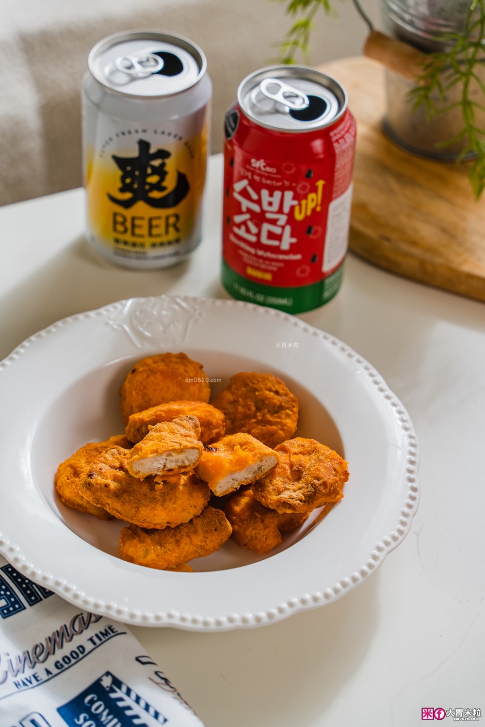 開箱「紅龍雞塊新口味+紅龍焗香披薩派」氣炸鍋美食推薦