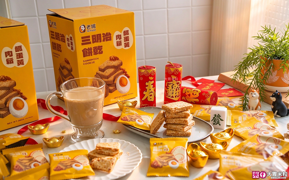 Costco好市多新品開箱「老楊鹹蛋黃肉鬆三明治餅乾」評價,鹹甜交織的酥脆口感太犯規! Costco好市多新品開箱「老楊鹹蛋黃肉鬆三明治餅乾」評價,鹹甜交織的酥脆口感太犯規!