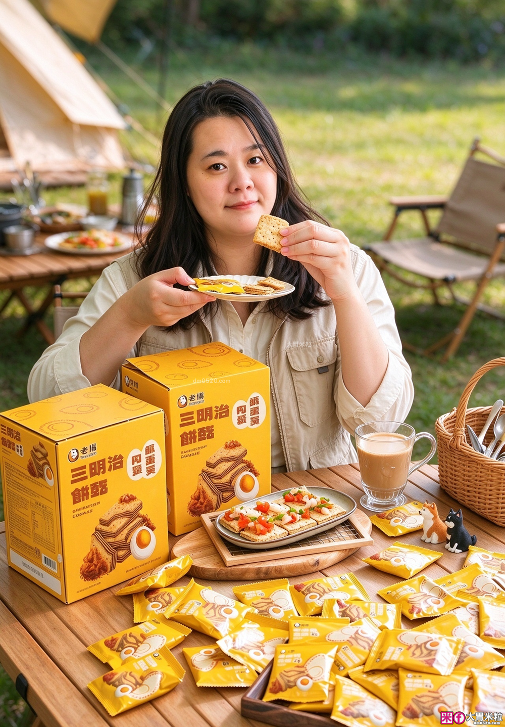Costco好市多新品開箱「老楊鹹蛋黃肉鬆三明治餅乾」評價，鹹甜交織的酥脆口感太犯規！